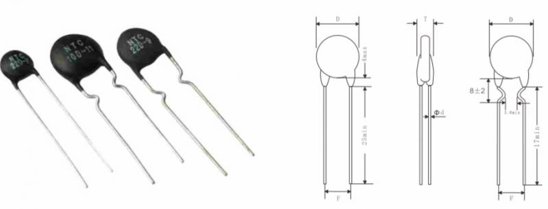 Inrush Current Limit Surge Suppress Power NTC Thermistors AMWEI