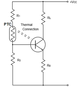 PTC Thermistor Overheat Protection Circuit