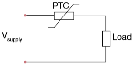 PTC Thermistor as Current Protect Resettable Fuse